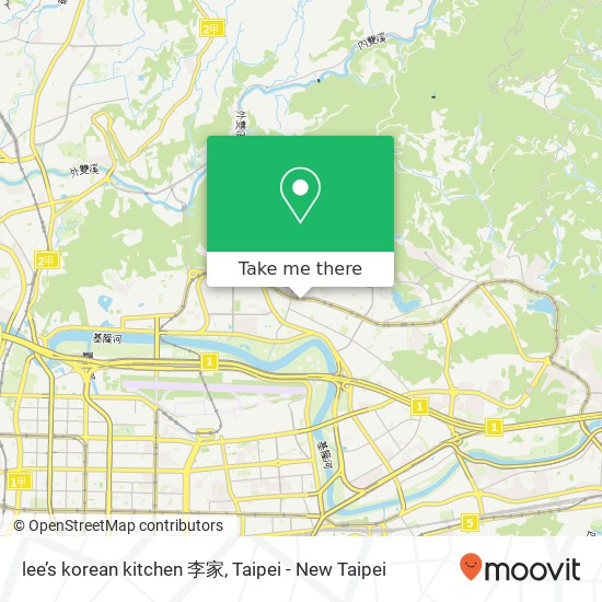 lee’s korean kitchen 李家 map