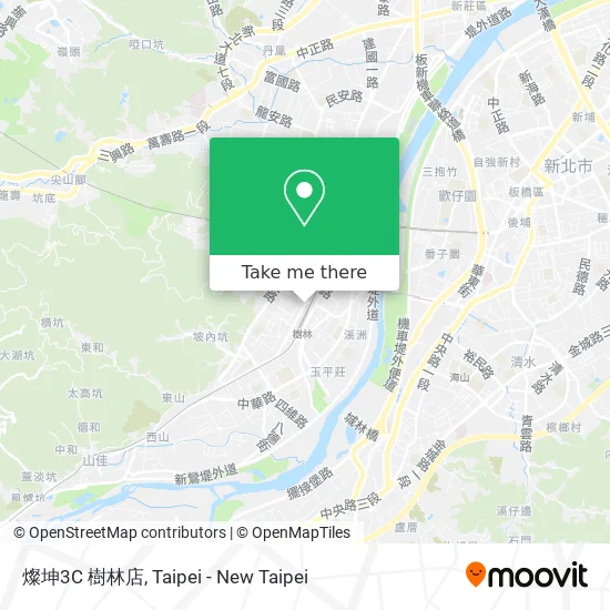 燦坤3C 樹林店 map
