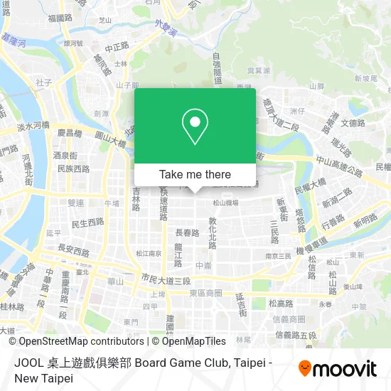 JOOL 桌上遊戲俱樂部 Board Game Club地圖