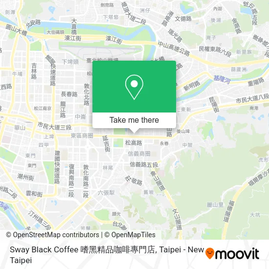 Sway Black Coffee 嗜黑精品咖啡專門店 map