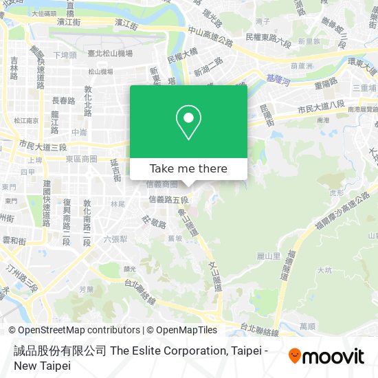 誠品股份有限公司 The Eslite Corporation map
