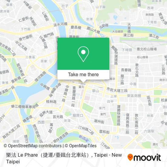 樂法 Le Phare（捷運/臺鐵台北車站）地圖