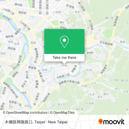 木柵路興隆路口地圖