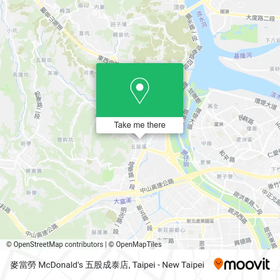 麥當勞 McDonald's 五股成泰店 map