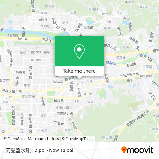 阿豐鹽水雞 map