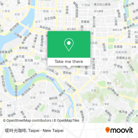 暖時光咖啡 map