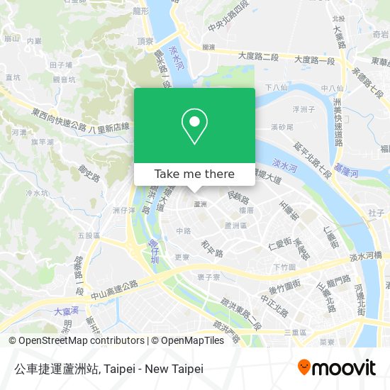 公車捷運蘆洲站 map