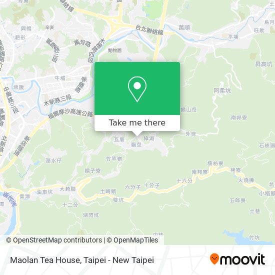 Maolan Tea House map