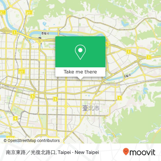 南京東路／光復北路口 map