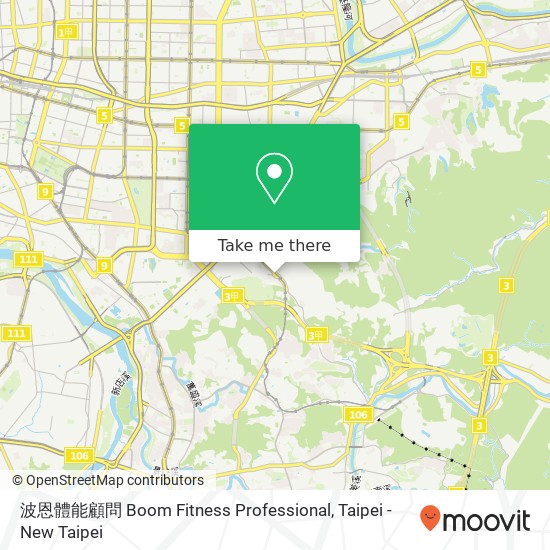 波恩體能顧問 Boom Fitness Professional map