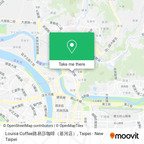 Louisa Coffee路易莎咖啡（基河店）地圖