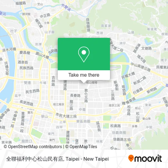 全聯福利中心松山民有店地圖