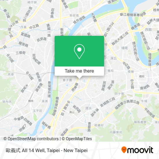 歐義式 All 14 Well map