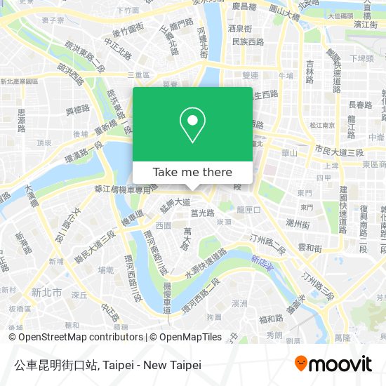 公車昆明街口站 map