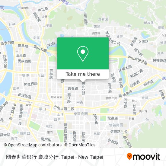 國泰世華銀行 慶城分行 map