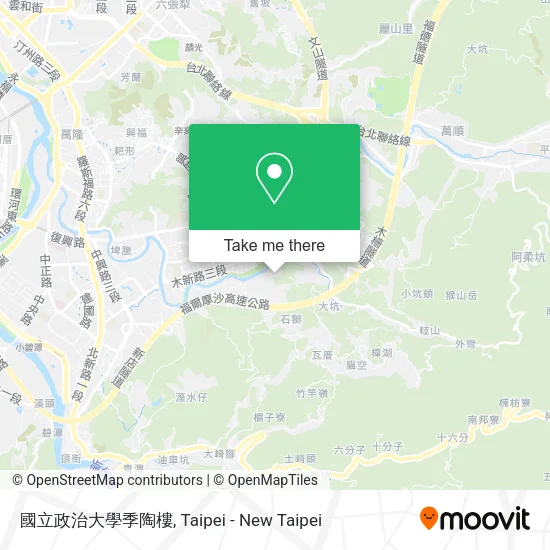 國立政治大學季陶樓地圖