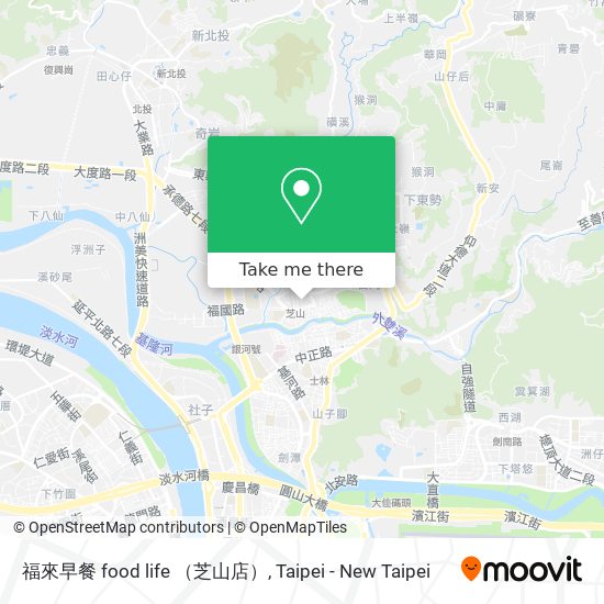 福來早餐 food life （芝山店） map
