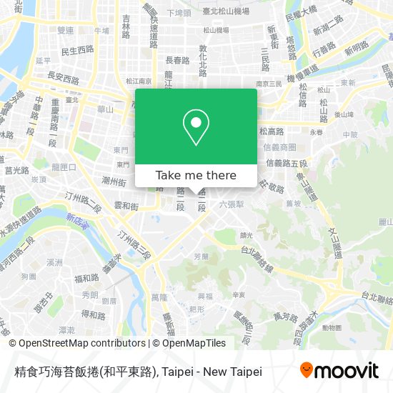 精食巧海苔飯捲(和平東路)地圖