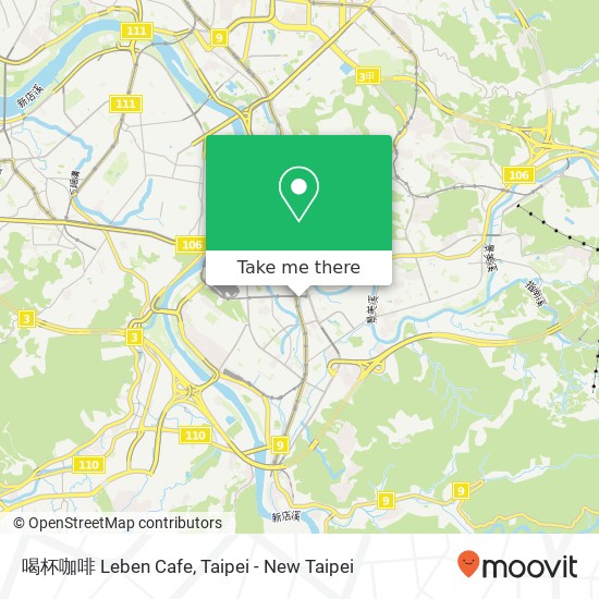 喝杯咖啡 Leben Cafe地圖