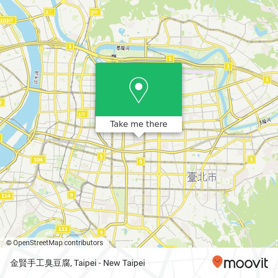 金賢手工臭豆腐 map