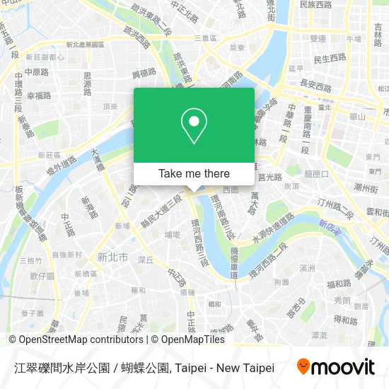 江翠礫間水岸公園 / 蝴蝶公園 map
