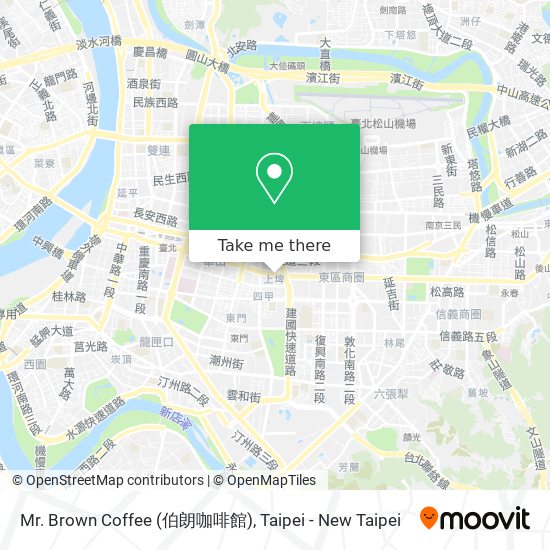 Mr. Brown Coffee (伯朗咖啡館)地圖