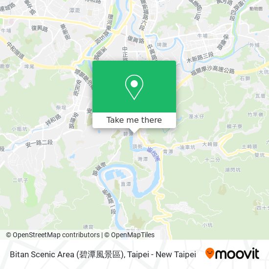 Bitan Scenic Area (碧潭風景區)地圖