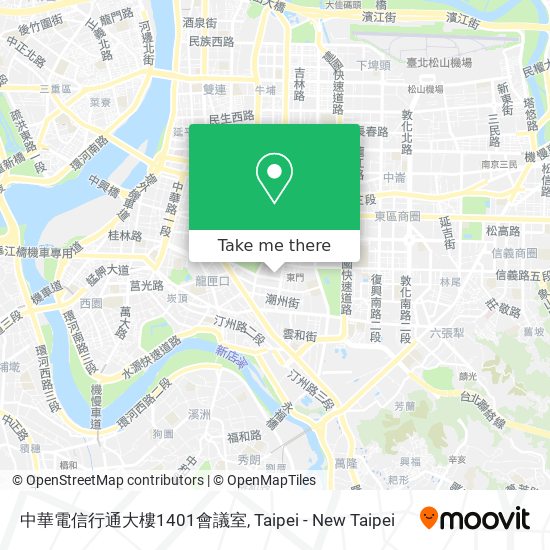 中華電信行通大樓1401會議室 map