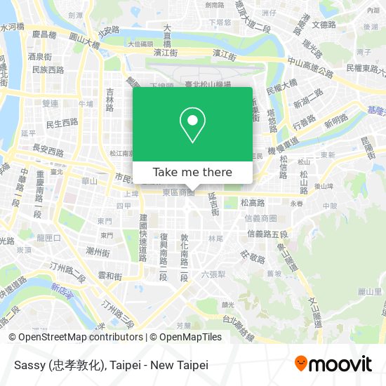 Sassy (忠孝敦化) map