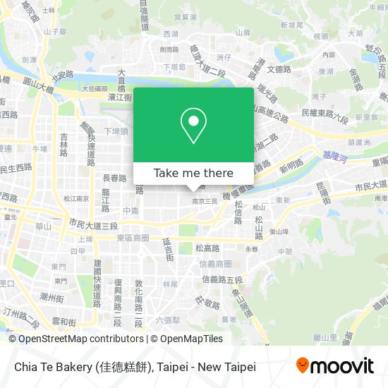 Chia Te Bakery (佳德糕餅) map