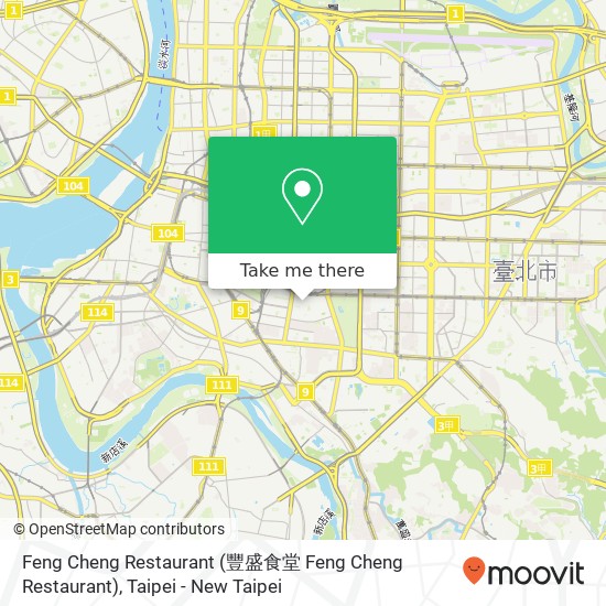 Feng Cheng Restaurant map