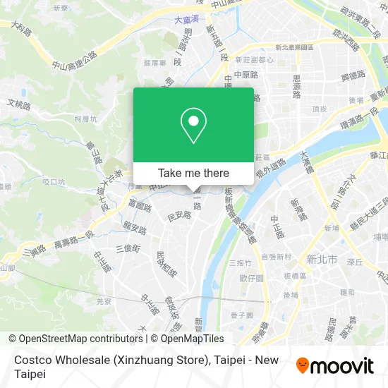 Costco Wholesale (好市多 COSTCO（新莊店）)地圖