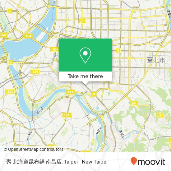 聚 北海道昆布鍋 南昌店 map