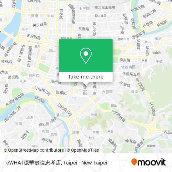 eWHAT億華數位忠孝店 map