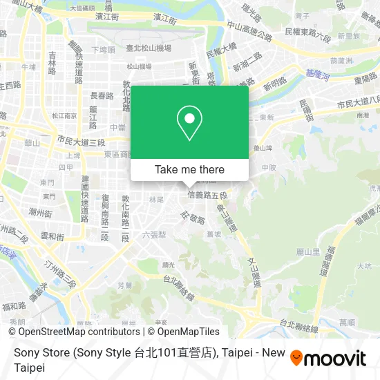 Sony Store (Sony Style 台北101直營店) map