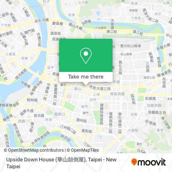 Upside Down House (華山顛倒屋) map