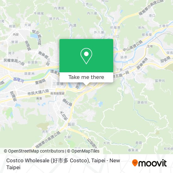 Costco Wholesale (好市多 Costco) map
