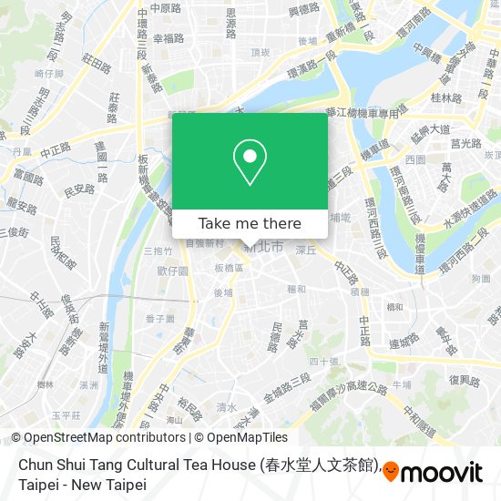 Chun Shui Tang Cultural Tea House (春水堂人文茶館) map