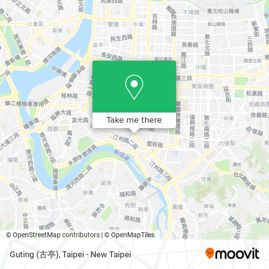 Guting (古亭) map