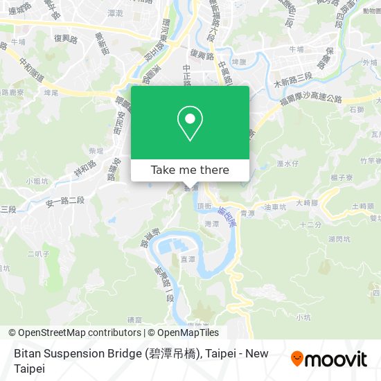 Bitan Suspension Bridge (碧潭吊橋)地圖