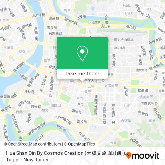 Hua Shan Din By Cosmos Creation (天成文旅 華山町) map