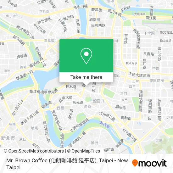 Mr. Brown Coffee (伯朗咖啡館 延平店)地圖