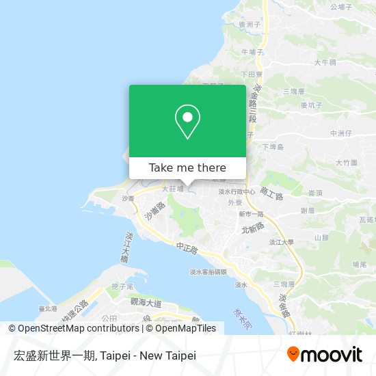宏盛新世界一期地圖