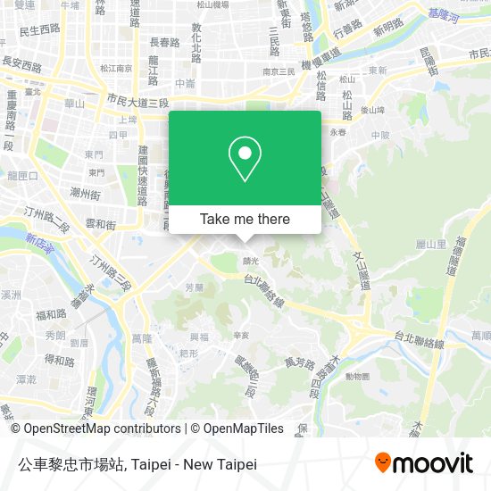 公車黎忠市場站地圖
