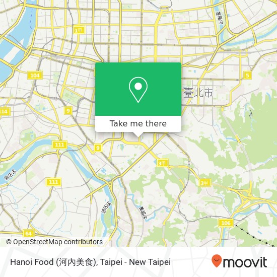 Hanoi Food (河內美食) map