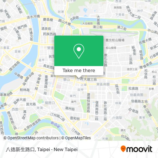 八德新生路口 map