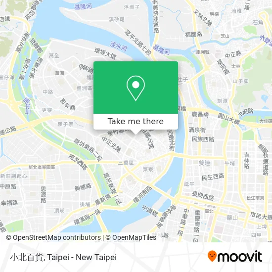 小北百貨 map