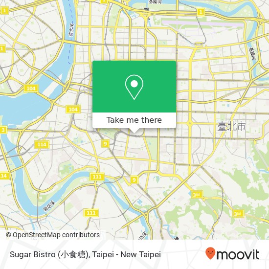 Sugar Bistro (小食糖) map