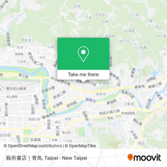 藝所書店｜青鳥 map