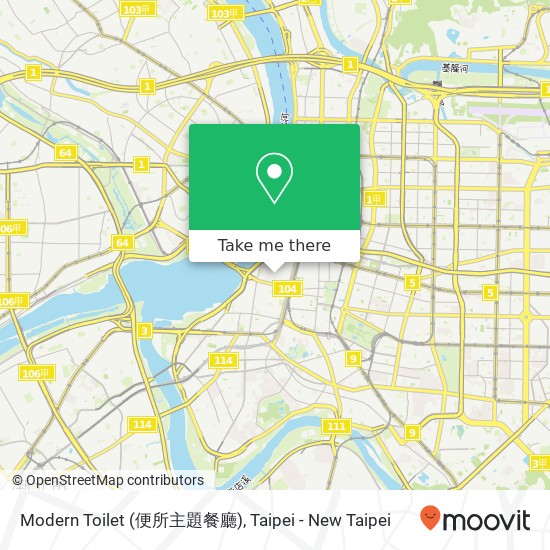 Modern Toilet (便所主題餐廳) map